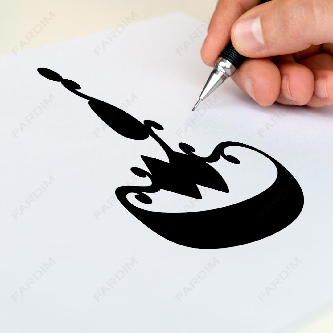 طرح وکتور تایپوگرافی واژه ( تو ) کد A132339